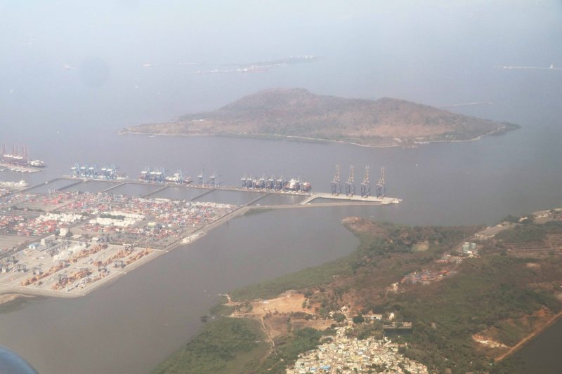 elephanta jnpt aerial